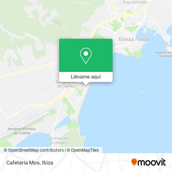 Mapa Cafetería Mos