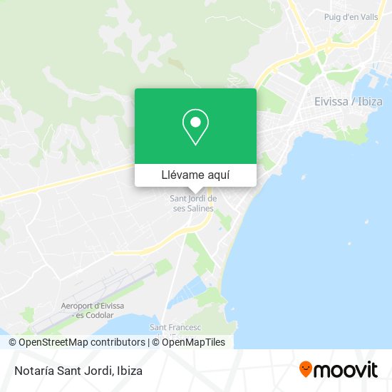 Mapa Notaría Sant Jordi