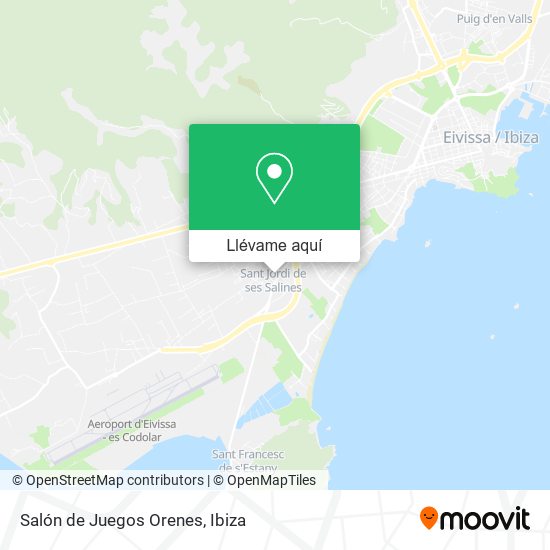 Mapa Salón de Juegos Orenes