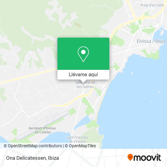 Mapa Ona Delicatessen