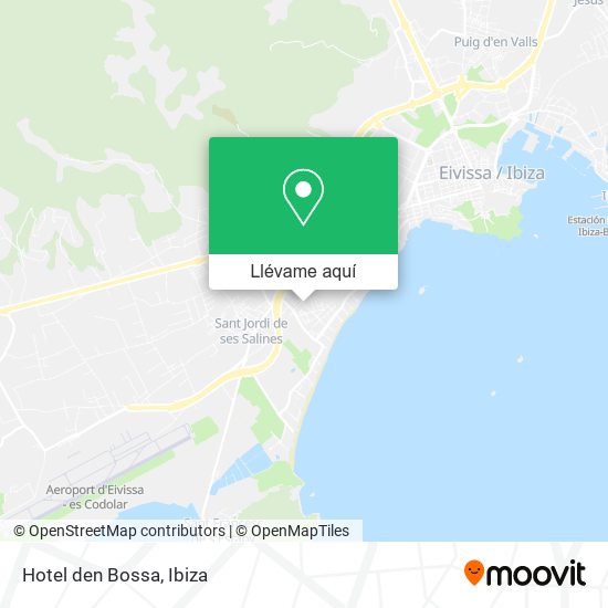 Mapa Hotel den Bossa