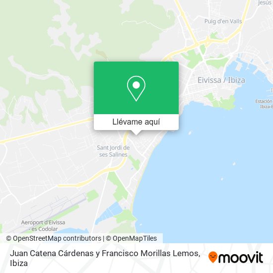Mapa Juan Catena Cárdenas y Francisco Morillas Lemos