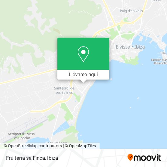 Mapa Fruiteria sa Finca
