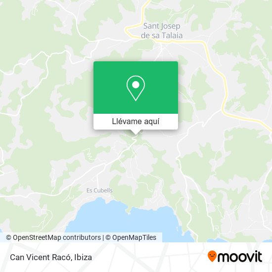 Mapa Can Vicent Racó