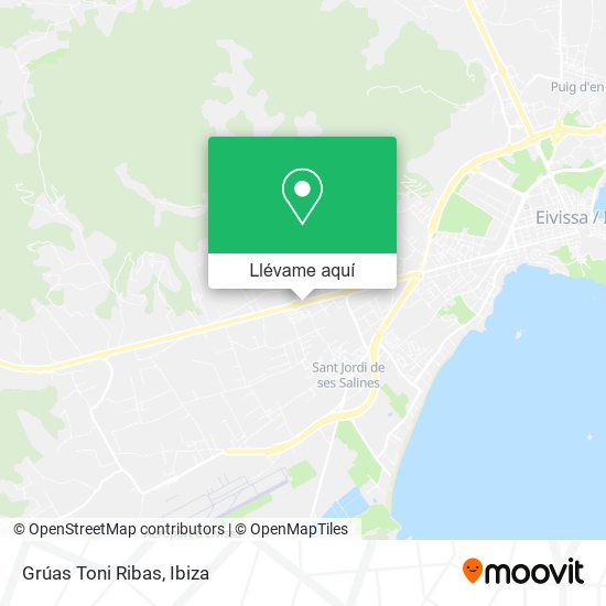 Mapa Grúas Toni Ribas