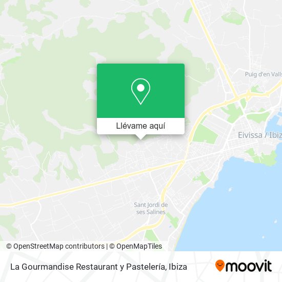 Mapa La Gourmandise Restaurant y Pastelería