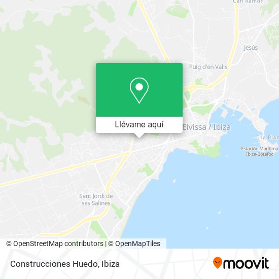 Mapa Construcciones Huedo
