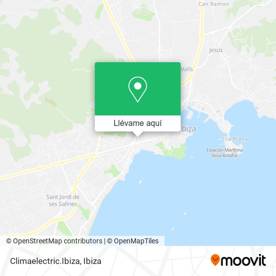 Mapa Climaelectric.Ibiza