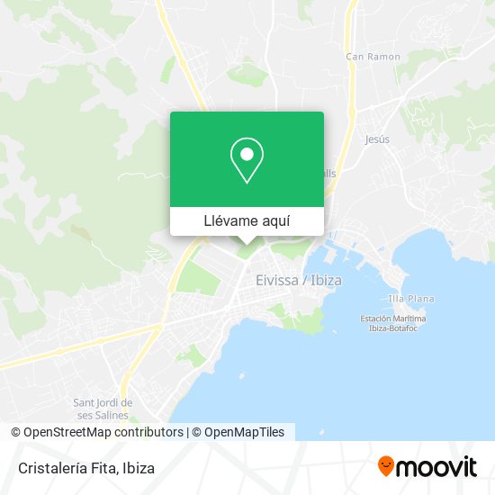 Mapa Cristalería Fita