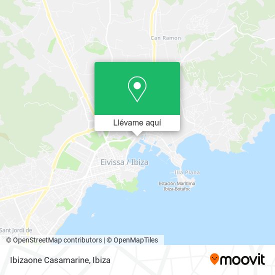 Mapa Ibizaone Casamarine