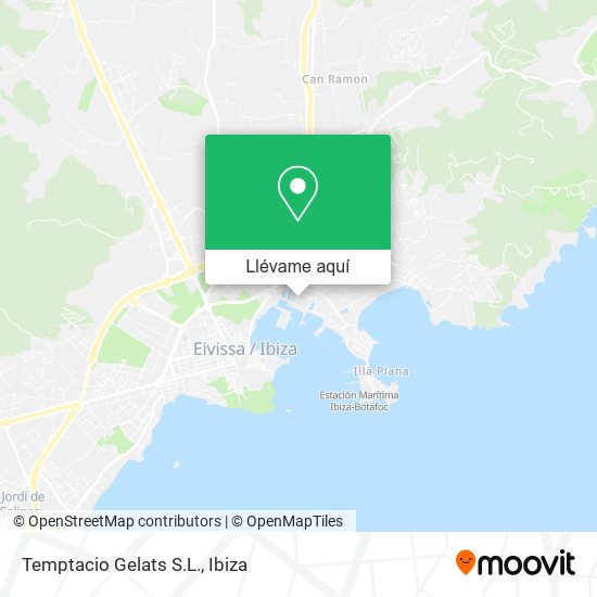 Mapa Temptacio Gelats S.L.