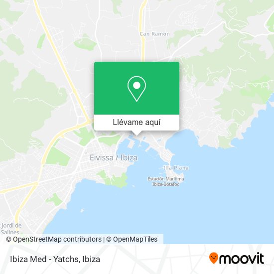 Mapa Ibiza Med - Yatchs