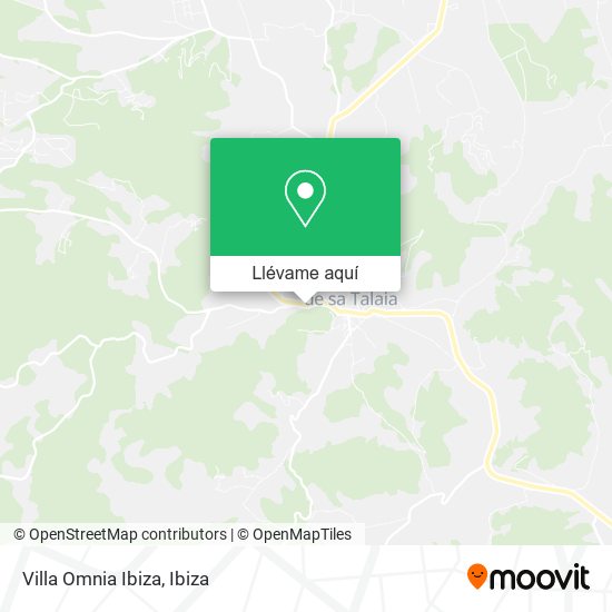Mapa Villa Omnia Ibiza