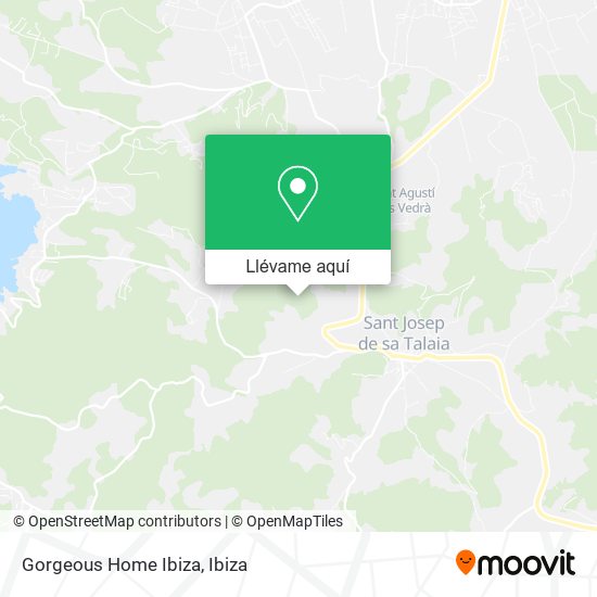 Mapa Gorgeous Home Ibiza