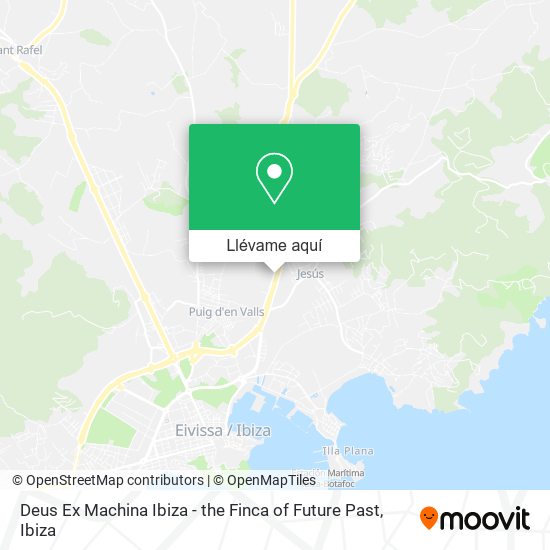 Mapa Deus Ex Machina Ibiza - the Finca of Future Past