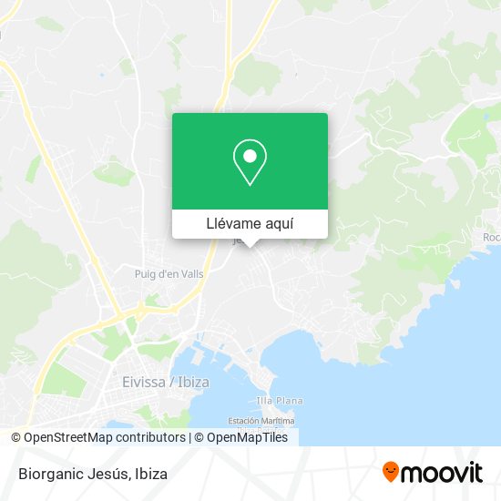 Mapa Biorganic Jesús