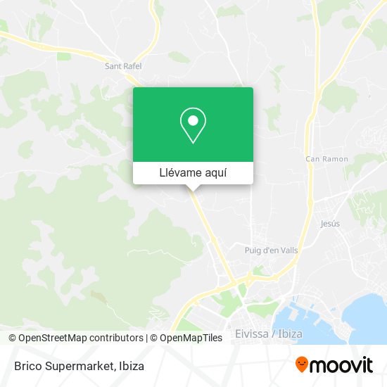 Mapa Brico Supermarket