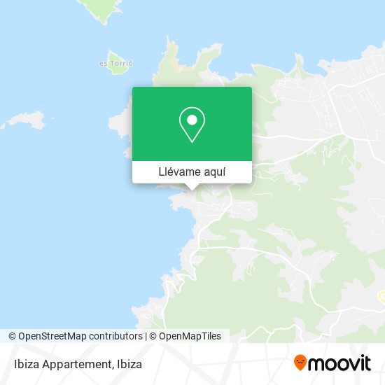 Mapa Ibiza Appartement