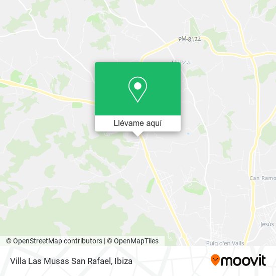 Mapa Villa Las Musas San Rafael