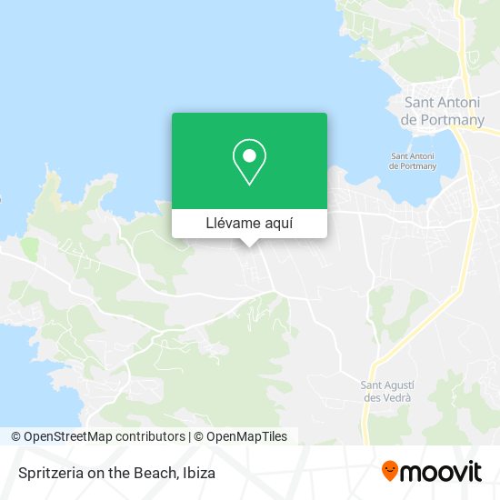 Mapa Spritzeria on the Beach