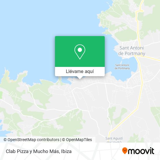 Mapa Clab Pizza y Mucho Más