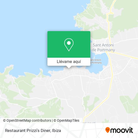 Mapa Restaurant Prizzi's Diner