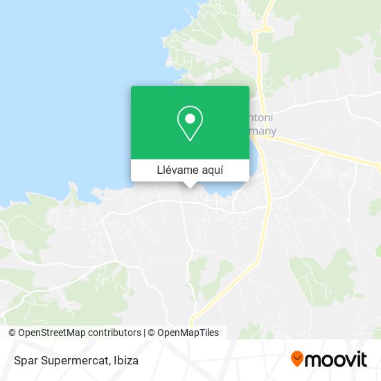 Mapa Spar Supermercat