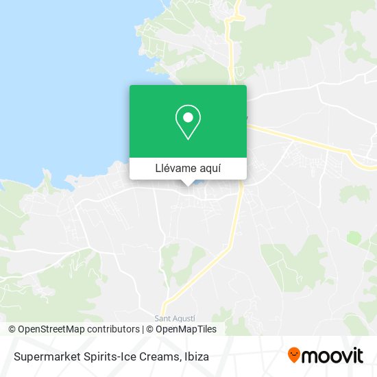 Mapa Supermarket Spirits-Ice Creams