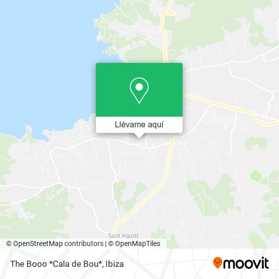 Mapa The Booo *Cala de Bou*