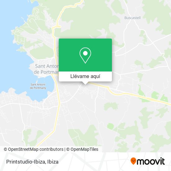 Mapa Printstudio-Ibiza