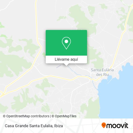 Mapa Casa Grande Santa Eulalia