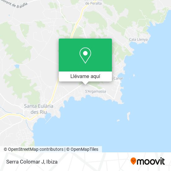 Mapa Serra Colomar J