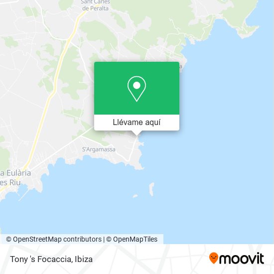 Mapa Tony 's Focaccia
