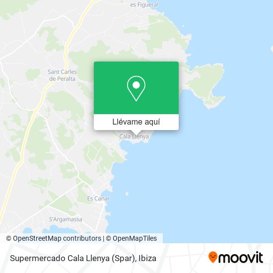 Mapa Supermercado Cala Llenya (Spar)
