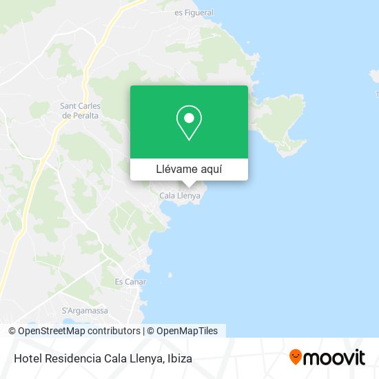 Mapa Hotel Residencia Cala Llenya