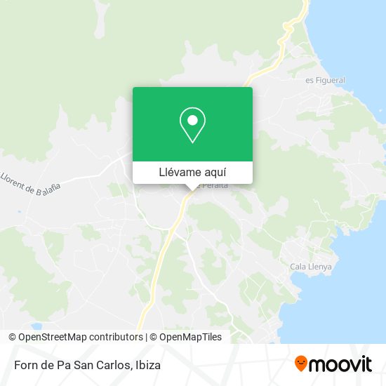 Mapa Forn de Pa San Carlos
