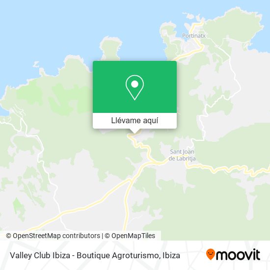 Mapa Valley Club Ibiza - Boutique Agroturismo