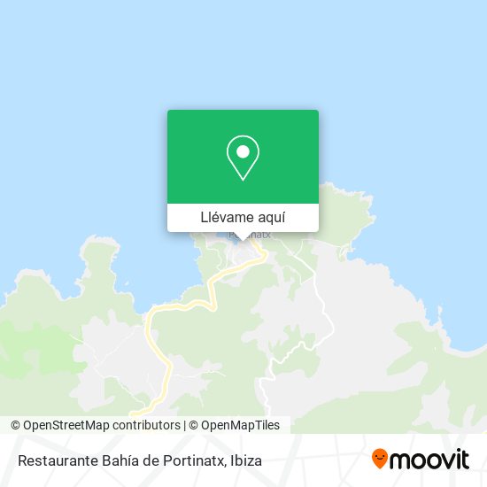 Mapa Restaurante Bahía de Portinatx