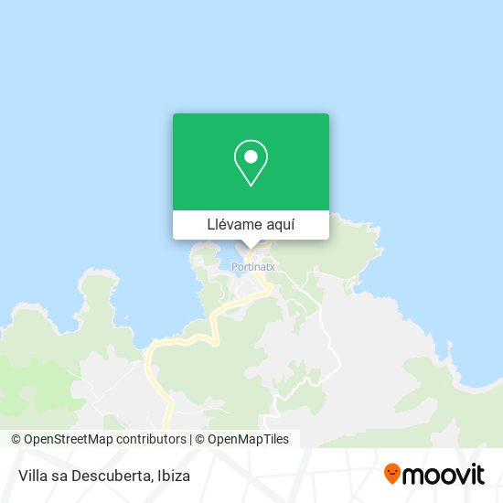 Mapa Villa sa Descuberta