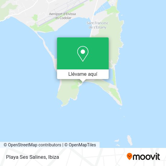 Mapa Playa Ses Salines