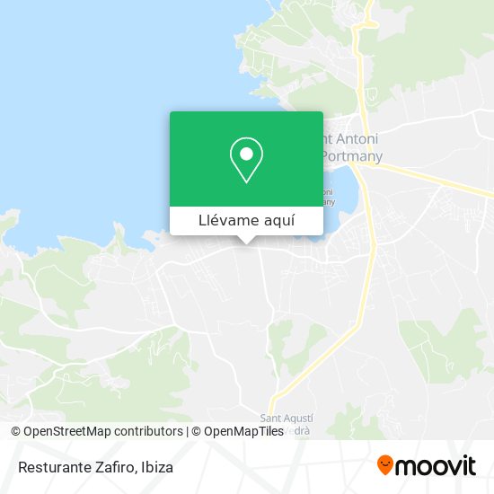 Mapa Resturante Zafiro