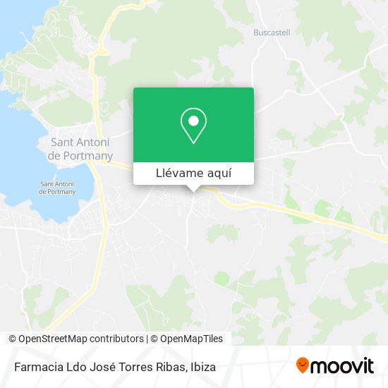 Mapa Farmacia Ldo José Torres Ribas