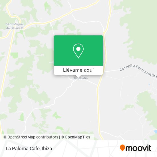 Mapa La Paloma Cafe