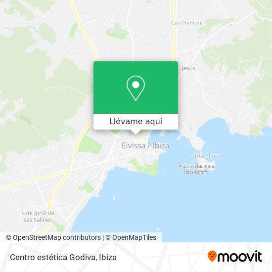 Mapa Centro estética Godiva