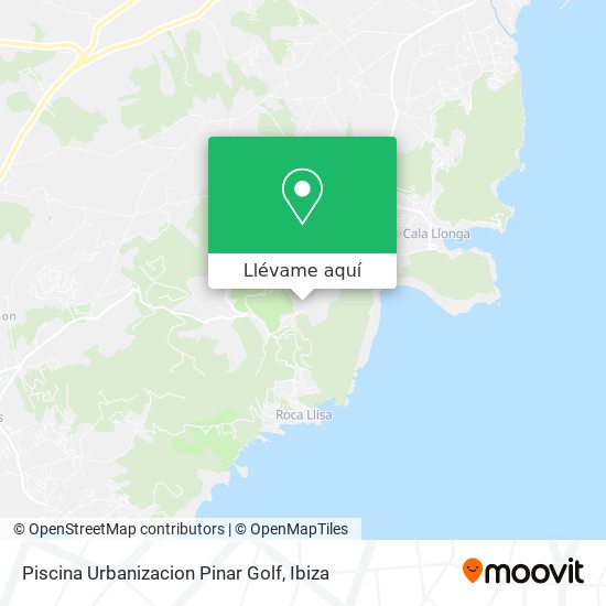 Mapa Piscina Urbanizacion Pinar Golf