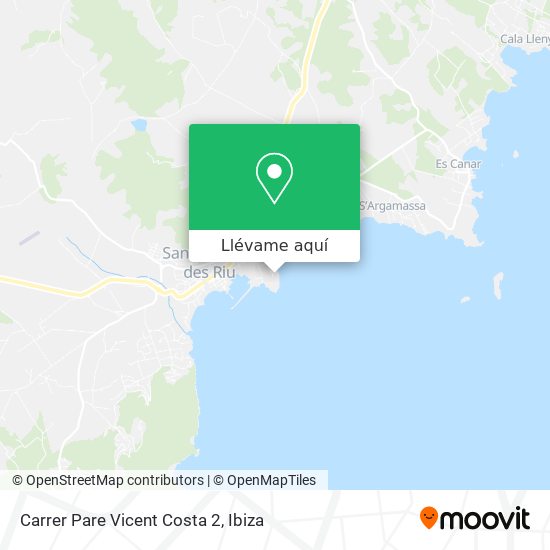 Mapa Carrer Pare Vicent Costa 2