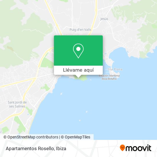 Mapa Apartamentos Rosello