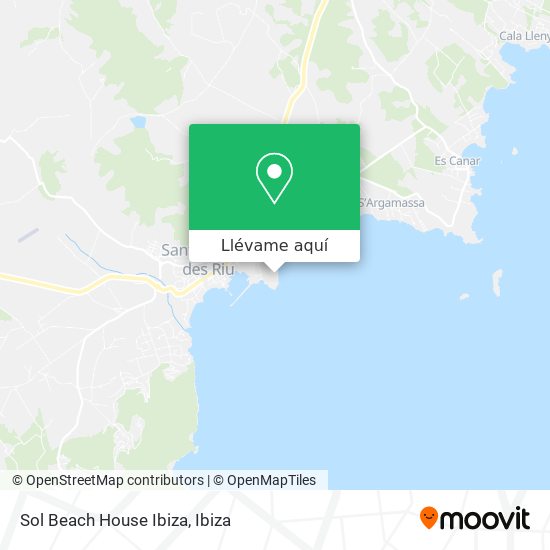 Mapa Sol Beach House Ibiza
