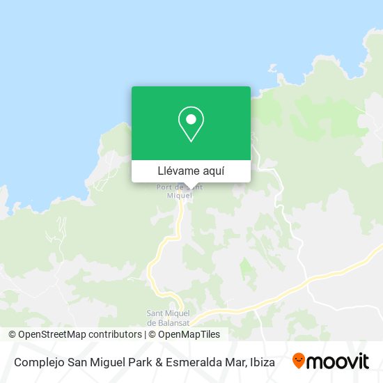 Mapa Complejo San Miguel Park & Esmeralda Mar