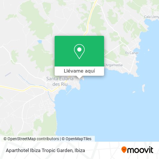 Mapa Aparthotel Ibiza Tropic Garden